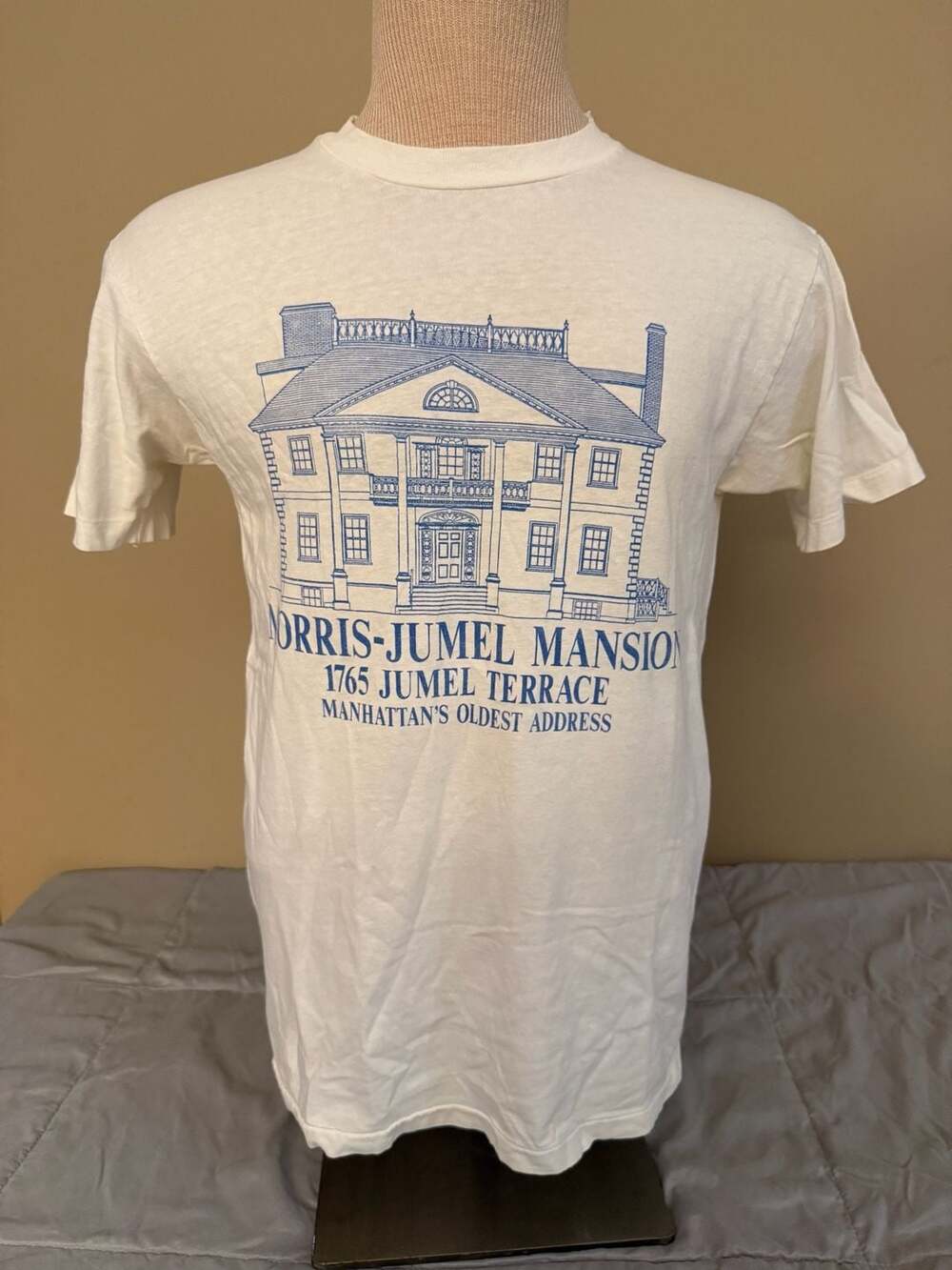 Vintage Hanes Beefy-T Morris-Jumel Mansion T-Shirt Size M
